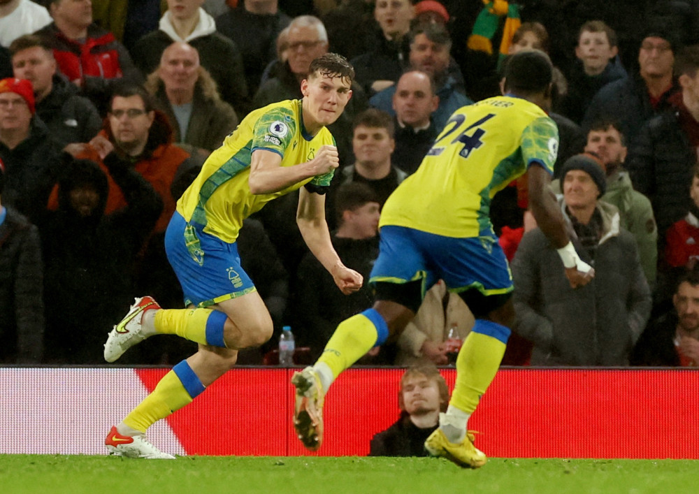  安东尼突破造点曼联主场险胜诺丁汉森林守住前四